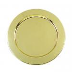 Nordic Style Metal Houseware 430 Stainless Steel Dessert Cheese Tray 32.5*0.7CM for sale