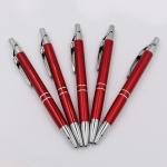 Customizable Aluminum Ball Pen Red Classic Design Metal Ballpoint Pen Logo Pen for sale