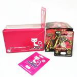 Advertising Printing Custom Paper Card Box Custom Rhino Male Enhancement Pill Packaging Boxes Pink Pussycat for sale