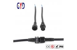 China Small Male Female Waterproof Electrical Plug IP68 2 Pin To 4 Pin supplier