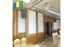 China Folding Wooden Operable Partition Wall Sound Proof Partition Door For Restaurant supplier