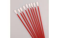 China 165mm Long Handle Cleanroom Polyester Tip Swab For PCB Cleaning supplier