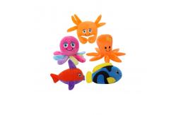 China Ocean Mini Animals Cotton Durable Dog Chew Set Pet Toy Pet Plush Toy supplier