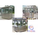 Durable Prefab Security Sentry Box Steel Structure sandwich panel door for sale