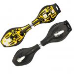 YOBANG wholesale OEM yellow plastic waveboard caster board skateboard kids gift for sale