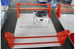 China Circular Synchronous Mechanical Shaker Table With Handheld Controller For Package Test supplier