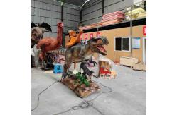 China Animatronic T Rex Dinosaur Ride Sunproof Waterproof Artificial Dinosaur supplier