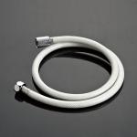 1M - 2M Flexible Braided Hoses 360 Degree Nuts PVC Brass Shower Hose Replacement for sale