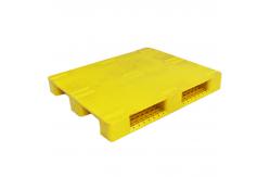 China Single Faced HDPE Pallets 1500kg Dynamic Load Plastic Stacking Pallets supplier