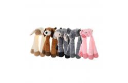 China Polyfiber Filling Interactive Plush Dog Toys Sustainable Pet Plush Toys supplier