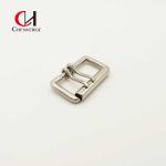 Antiwear Rustproof 2 Prong Belt Buckle , Zinc Alloy Double Pin Belt Buckle for sale