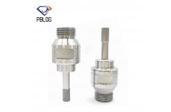 China Customization glass hole saw Threaded Solid Sintered Diamond drill Bits supplier