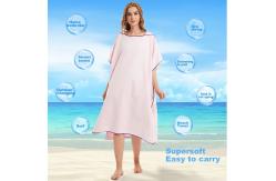 China Ultra Soft Microfiber Surf Beach Changing Towel For Adults Microfiber Poncho Towel supplier