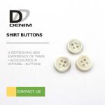 Commercial Tiny Small White Buttons , Resin Material Custom Clothing Buttons for sale