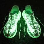 2MM Glow Dark Yarn Duration Thread Polyester Material Safe For Skin for sale
