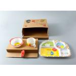 Eco Friendly Little Monster Children Melamine Dinnerware Set for sale