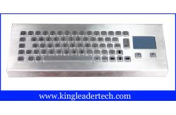 China 64 Keys Industrial Desktop Keyboard , Metal Keyboard With Touchpad supplier