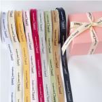 High Tenacity and Solid Color Decoration Single Face Polyester Gift Wrap Ribbon with Woven Technics in Customized Color for sale