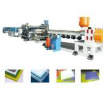 PP PE PC PVC Board Extrusion Line , Single Screw Extruder Machine for sale
