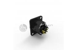 China Industrial XLR Male Connector Socket Audio 5 Pin Connector Electrical supplier