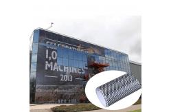 China 120mic One Way Vision Sticker Solvent Digital Printed For Window supplier