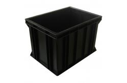 China Electronic ESD Safe Plastic Boxes SMT Rack Black PCB Packaging Boxes supplier