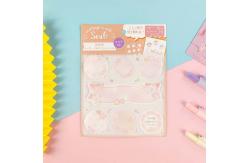 China Self Adhesive Coated DIY Vinyl Stickers Web Offset Printing Double Glue supplier