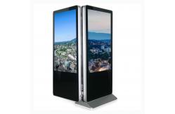 China Floor Standing Digital Signage Kiosk Lcd Double Touch Screen Advertising Screen supplier