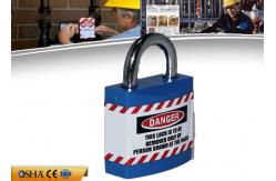 China ZC-J01 Safety Lockout Padlocks Durable Non - Conductive Xenoy Lock Body supplier