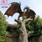 Theme Park Custom Fiberglass Products Sunproof Animal Life Size Statues for sale
