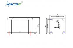 China Digital RS422 Output Accelerometer Speed Sensor High Stability Impact Resistance supplier