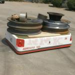 Heavy Duty Material Trackless Transfer Trolley PLC Control Directional Movement