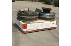 China Heavy Duty Material Trackless Transfer Trolley PLC Control Directional Movement supplier
