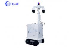 China Intelligent Security patrol robot CAN/ serial port control Robot with PTZ camera supplier