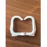 Professional Grey Horizontal Wire Manager ABS Multi Size Cable Ring / Cable Loop for sale