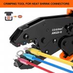 Practical Heat Shrink Terminal Crimper , Multifunctional Ratchet Crimping Pliers