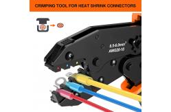 China Practical Heat Shrink Terminal Crimper , Multifunctional Ratchet Crimping Pliers supplier