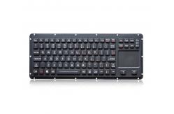 China Ruggedized Silicone Industrial Keyboard Backlight Waterproof Keyboard With Touchpad supplier