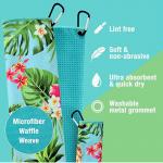 Custom Sublimation Printed Microfiber Golf Towel Absorbent for sale