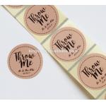 5cm Gloosy Packaging Circle Adhesive Labels for sale