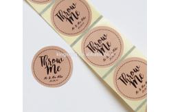 China 5cm Gloosy Packaging Circle Adhesive Labels supplier