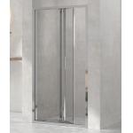 900mm Crystal Clear Shower Cubicles Folding Slide Door 900 X 900 Shower Enclosure for sale