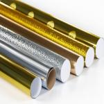 Label Printing 71GSM Metallized Paper Vacuum Gold Paper Roll for sale