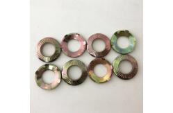 China DIN 6795 Steel Disc Serrated Lock Washers Knurled Flat Grounding Washers supplier