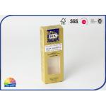 Bath Cream Die Cut Window Cardboard Gift Box Embossed for sale