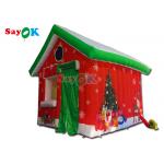 Outdoor Inflatable Holiday Decorations Inflatable Christmas House 4.6x4.6x5mH for sale