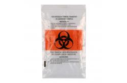 China Transparent LDPE 95kpa Specimen Transport Bag Gravure Printing supplier