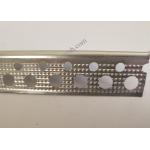 2.5cm Wing Galvanized Perforated Metal Corner Bead 0.30mm Thickness for sale