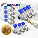2 - 12 Outlets Brass Pex Manifold Pex manifold systems For Home Improvement