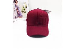 China 100% Wool Material Custom Embroidered Baseball Caps No Minimum Eco Friendly supplier